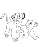 Lion King kleurplaat 8